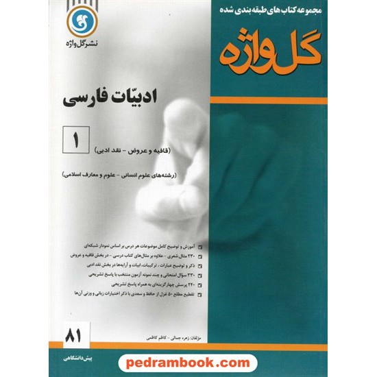 خرید کتاب ادبیات فارسی پیش 1 انسانی عروض و قافیه طبقه بندی شده / گل واژه کد کتاب در سایت کتاب‌فروشی کتابسرای پدرام: 10739