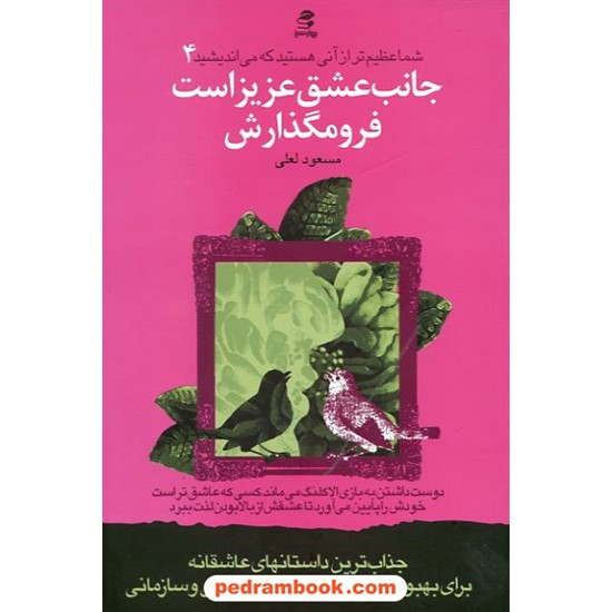 خرید کتاب شما عظیم تر از آنی هستید که می اندیشید 4 ( جانب عشق عزیز است فرو مگذارش ) / بهار سبز کد کتاب در سایت کتاب‌فروشی کتابسرای پدرام: 11367