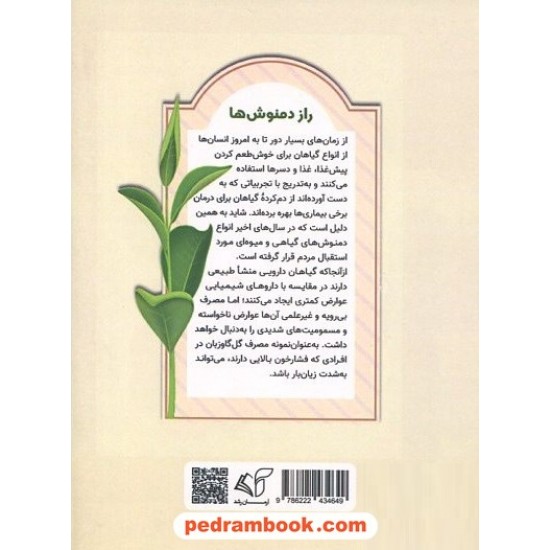 عکس کتاب راز دمنوشها (یک فنجان سلامتی) / فرانک قربانی / آرمان رشد خرید کتاب راز دمنوشها (یک فنجان سلامتی) / فرانک قربانی / آرمان رشد کد کالا در سایت کتابفروشی کتابسرای پدرام: 11605