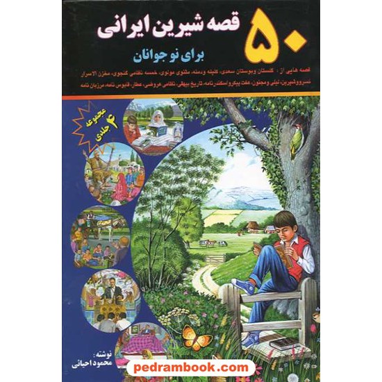 خرید کتاب 50 قصه شیرین ایرانی برای نوجوانان / محمود احیائی / ارغوان کد کتاب در سایت کتاب‌فروشی کتابسرای پدرام: 14465