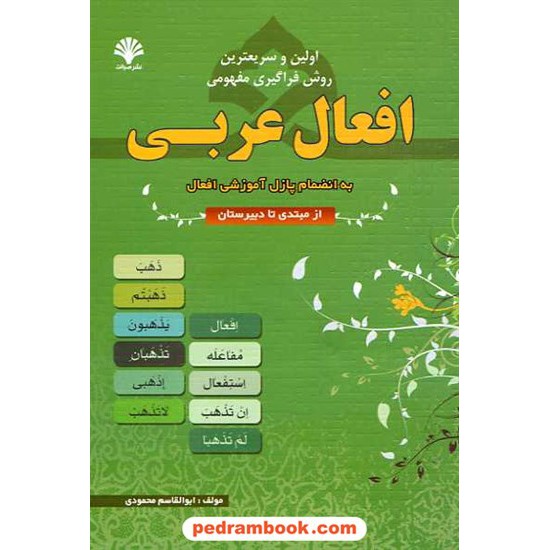 خرید کتاب اولین و سریعترین روش فراگیری مفهومی افعال عربی همراه با پازل / نشر صیانت کد کتاب در سایت کتاب‌فروشی کتابسرای پدرام: 14737