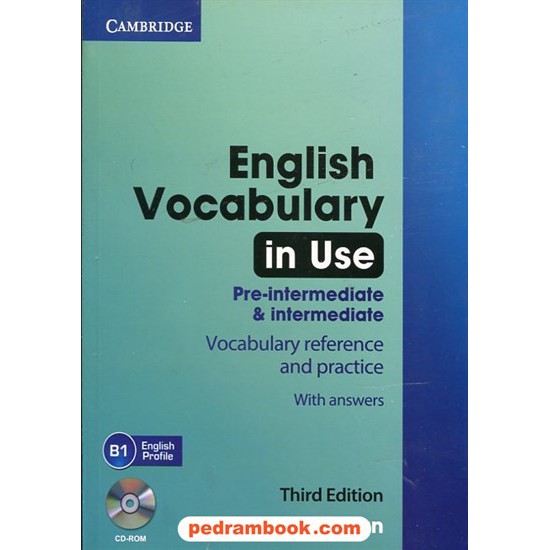 خرید کتاب اینگلیش وکبیولری این یوز / ویرایش سوم / English Vocabulary In Use Pre & Intermediate / جنگل کد کتاب در سایت کتاب‌فروشی کتابسرای پدرام: 1491