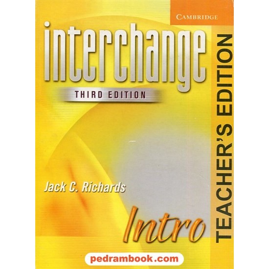 خرید کتاب اینتر چنج اینترو کتاب معلم / ویرایش سوم /  interchange intro teacgers edition / انتشارات جنگل کد کتاب در سایت کتاب‌فروشی کتابسرای پدرام: 1580