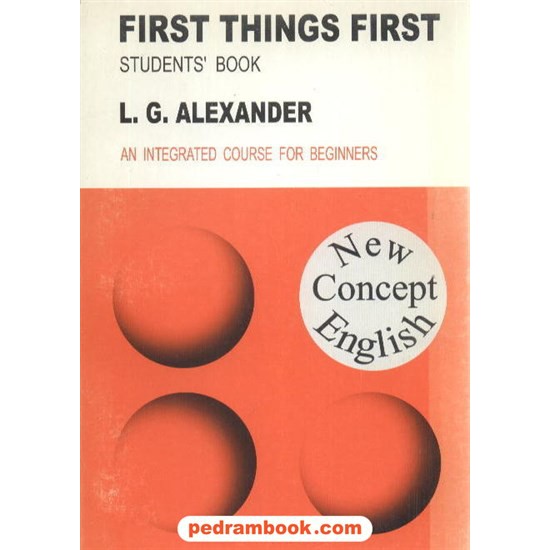 خرید کتاب فرست تینگز فرست First Things First کد کتاب در سایت کتاب‌فروشی کتابسرای پدرام: 1586