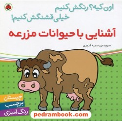 اون کیه؟ رنگش کنیم خیلی قشنگش کنیم: آشنایی با حیوانات مزرعه (چیستان، برچسب، رنگ آمیزی) / شهر قلم