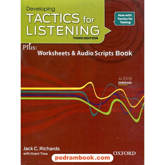 خرید کتاب تکتیکس فور لیسنینگ (دولوپینگ) Developnig Tactics for listening 3rd edition & CD / جنگل کد کتاب در سایت کتاب‌فروشی کتابسرای پدرام: 17706