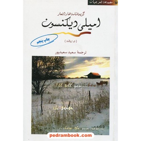 خرید کتاب گزیده نامه ها و اشعار امیلی دیکنسون / دوزبانه / سعید سعید پور/ مروارید کد کتاب در سایت کتاب‌فروشی کتابسرای پدرام: 18311