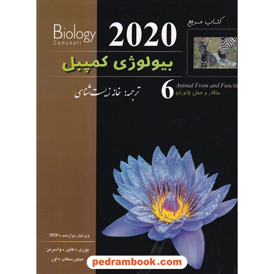 خرید کتاب کتاب مرجع بیولوژی کمپبل جلد 6: ساختار و عمل جانوران / ویراست دوازدهم 2020 / انتشارات خانه زیست شناسی کد کتاب در سایت کتاب‌فروشی کتابسرای پدرام: 18489