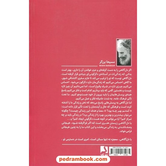 خرید کتاب دل آگاهی: نگاهی به زندگی از چشم اندازی برتر / مسیحا برزگر / جلد شمیز / نشر ذهن آویز کد کتاب در سایت کتاب‌فروشی کتابسرای پدرام: 21056