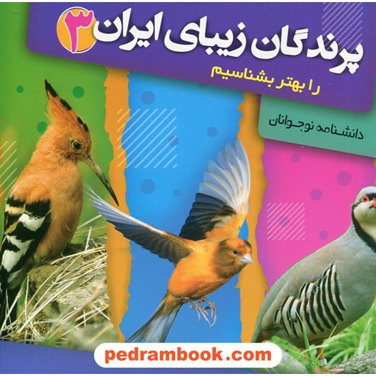 خرید کتاب پرندگان زیبای ایران را بهتر بشناسیم 3 / محمد قاسمی / پیک فدک کد کتاب در سایت کتاب‌فروشی کتابسرای پدرام: 26176