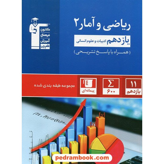 خرید کتاب ریاضی و آمار 2 یازدهم علوم انسانی / مجموعه طبقه بندی شده آبی / کانون کد کتاب در سایت کتاب‌فروشی کتابسرای پدرام: 26520