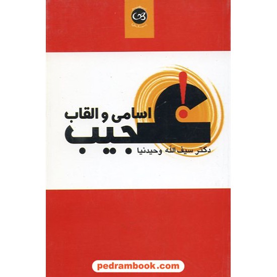 خرید کتاب اسامی و القاب عجیب / سیف الله وحیدنیا / نشر پیکان کد کتاب در سایت کتاب‌فروشی کتابسرای پدرام: 3919