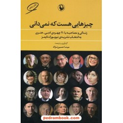 چیزهایی هست که نمی دانی: زندگی و مصاحبه با 20 چهره ی ادبی - هنری به انتخاب نیویورک تایمز / مینا حسین نژاد / مروارید