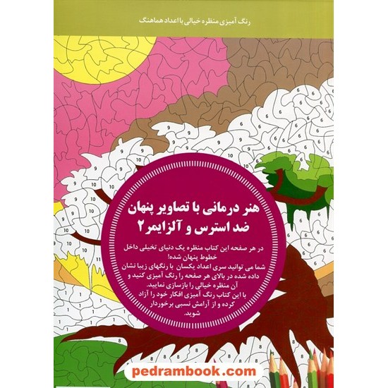 خرید کتاب هنر درمانی با تصاویر پنهان ضد استرس و آلزایمر 2: رنگ آمیزی منظره خیالی با اعداد هماهنگ / انتشارات بین المللی حافظ کد کتاب در سایت کتاب‌فروشی کتابسرای پدرام: 41