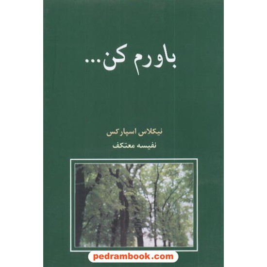 خرید کتاب باورم کن / نیکلاس اسپارکس /  نفیسه معتکف / شادان کد کتاب در سایت کتاب‌فروشی کتابسرای پدرام: 4536